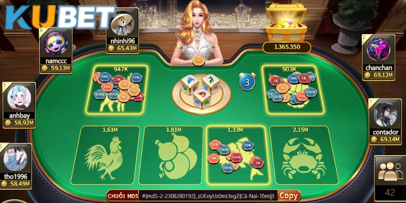 Kubet là địa chỉ tham gia bầu cua nhận tiền số 1