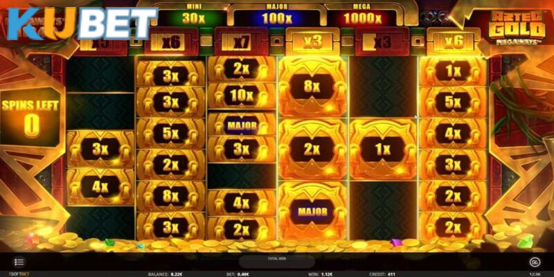 Luật chơi slot game Aztec Gold đơn giản, dễ tiếp cận